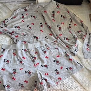 American Eagle Outfitters Mickey Mouse Pajama Set